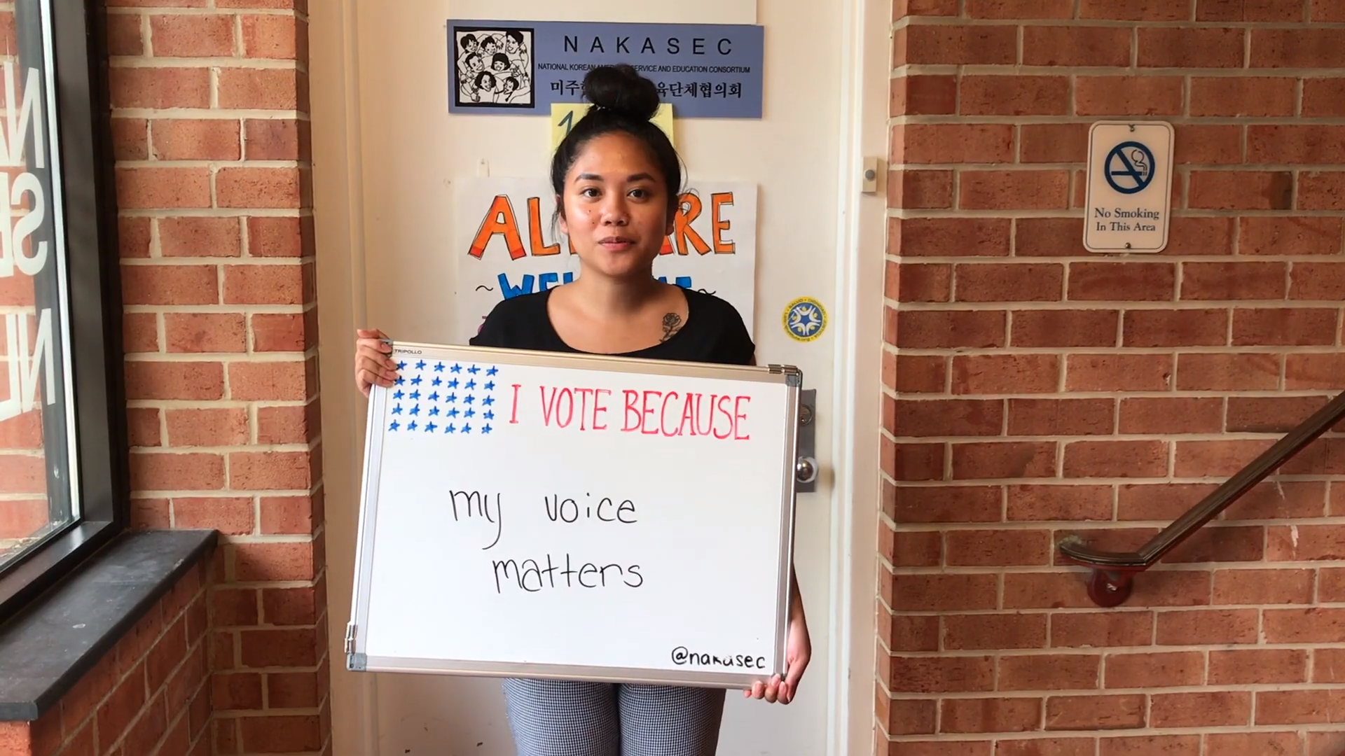 I vote because my voice matters