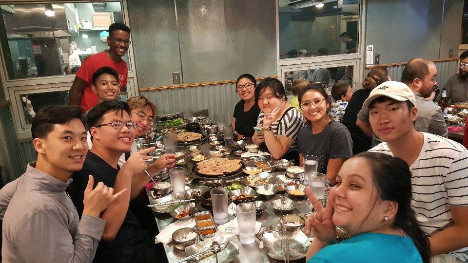 NAKASEC VA staff, NLC, and canvassers having dinner at Kogiya